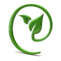 Green leaf icon