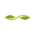 Leaf Infinity Vector Logo template