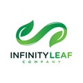 Green Leaf infinity logo