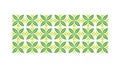 Green Leaf Pattern Abstract Geometric Background, vector design Generative AI Royalty Free Stock Photo