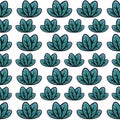 Green leaf pattern