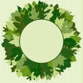 Green Leaf Wreath