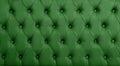 Green leather capitone background texture Royalty Free Stock Photo