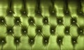 Green leather capitone background texture Royalty Free Stock Photo