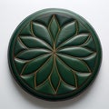 Green Leather Flower: A Masterpiece Of Craftsmanship