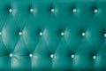 Green leather sofa background Royalty Free Stock Photo