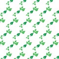 Green leaves pattern design for print paper and retail industry