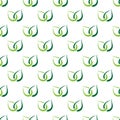 Green leaves seamless pattern Royalty Free Stock Photo