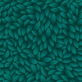 Green leaves texture pattern. Vector illustration. Royalty Free Stock Photo