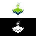 Green leaves Tree leaf ecology nature vector icon,Cuktivated plant in nature logo. Vector graphic design,Unique design. Premium Royalty Free Stock Photo