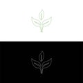 Green leaves Tree leaf ecology nature vector icon,Cuktivated plant in nature logo. Vector graphic design,Unique design. Premium Royalty Free Stock Photo