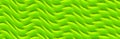 Green leaves of tree symmetrical pattern. Volume curved lines background.