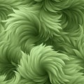 Green leaves with a wavy background in a furry art style (tiled)