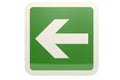 Green left arrow sign