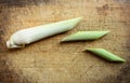Green lemon grass slices Royalty Free Stock Photo