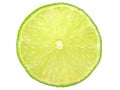 Green lemon slice