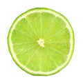 Green lime slice