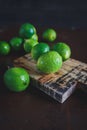 Green Lemons Royalty Free Stock Photo