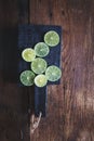 Green Lemons Royalty Free Stock Photo