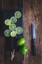 Green Lemons Royalty Free Stock Photo