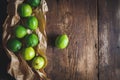 Green Lemons Royalty Free Stock Photo