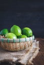 Green Lemons Royalty Free Stock Photo