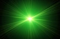 Green lens flare Royalty Free Stock Photo