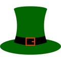 Green Leprechaun`s hat for St. Patrick`s Day decoration