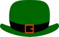 Green Leprechaun`s hat for St. Patrick`s Day decoration