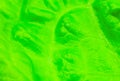 Green lettuce leaf close up. Fresh salad texture background. Vegetarian food. Vegetable and vitamins products. Macro photo. Royalty Free Stock Photo