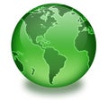 Green Life Globe Royalty Free Stock Photo