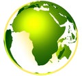 GREEN LIFE GLOBE Royalty Free Stock Photo