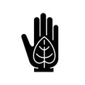 Green lifestyle black glyph icon