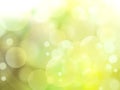 Green light bubbles abstract background Royalty Free Stock Photo