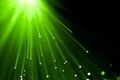 Green light burst. Royalty Free Stock Photo