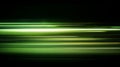Green light streaks in motion. Artificial intelligence image Royalty Free Stock Photo