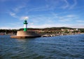 Green lighthouse