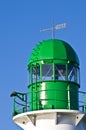 Green lighthouse