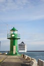 Green lighthouse