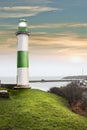 Green lighthouse