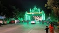 Green lighting in Mysore during Dusshera 2022