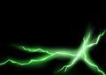 Green Lightning Cracks