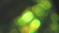 Green lights of bokeh Royalty Free Stock Photo