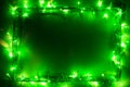 Green lights frame