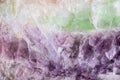 Green and lilac fluorite macro texture