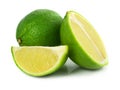 Green lime exotic fruit Royalty Free Stock Photo