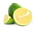 Green lime exotic fruit