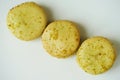 Green lime and pistachio macaron cookies Royalty Free Stock Photo