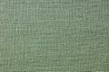 Green linen fabric texture background in high resolution Royalty Free Stock Photo