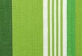 Green linen fabric texture